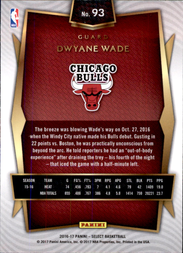 2016-17 Select Basketball Card Pick (Base) - Picture 170 of 333