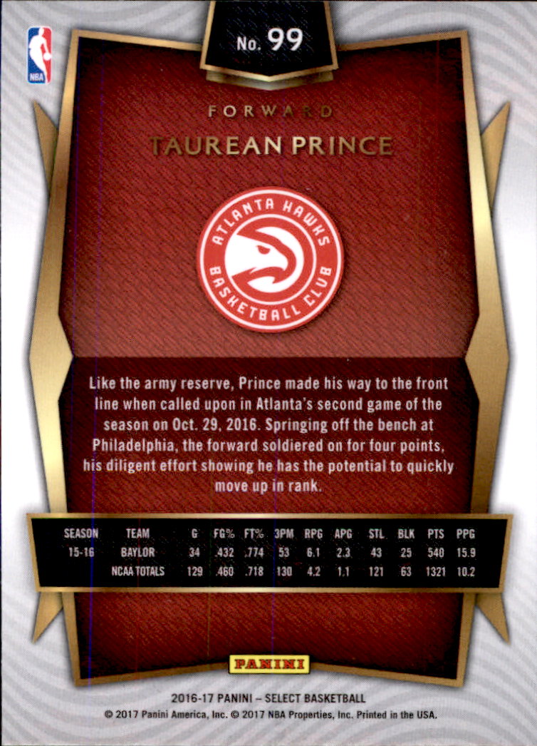 2016-17 Select Basketball Card Pick (Base) - Picture 182 of 333