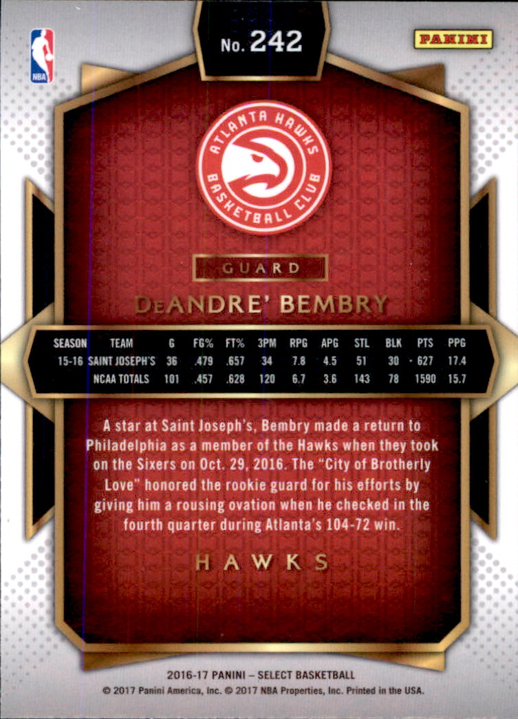 2016-17 Select Basketball Card Pick (Base) - Picture 327 of 333