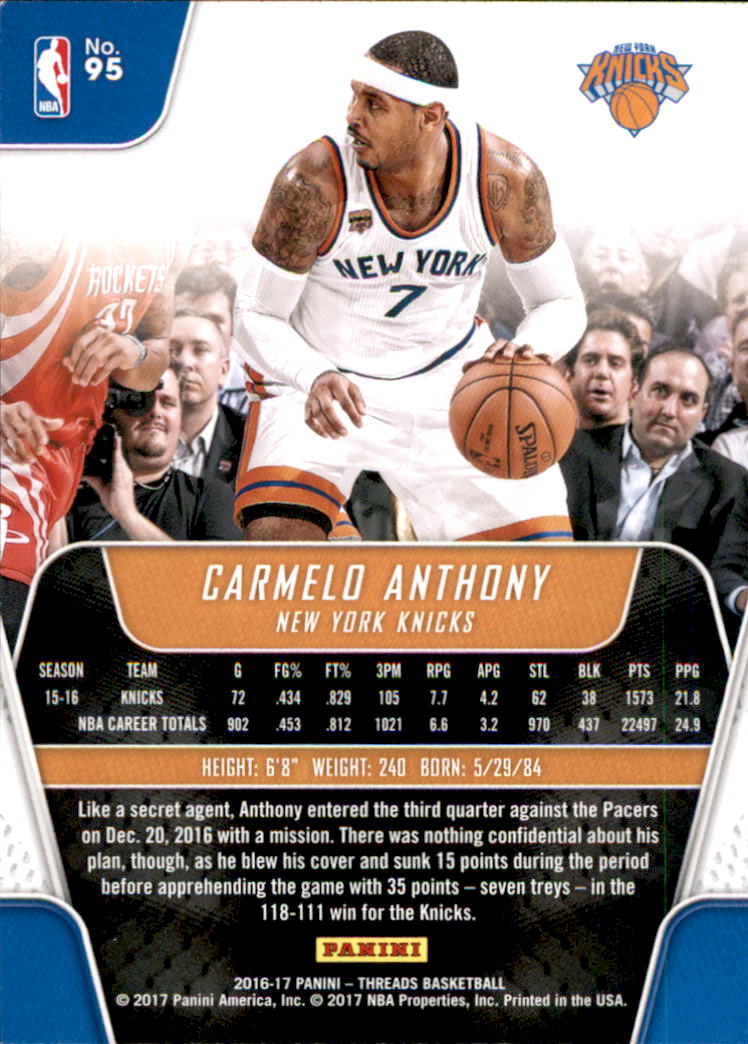 Carmelo Anthony cards (2004-2023) Nuggets Thunder Knicks Blazers - You Choose - Bild 217 von 284