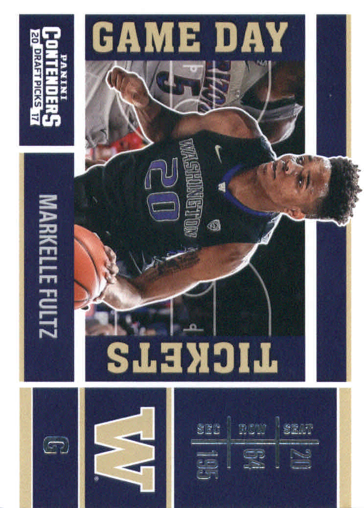 2017-18 Panini Contenders Draft Picks Game Day Tickets #1 Markelle Fultz