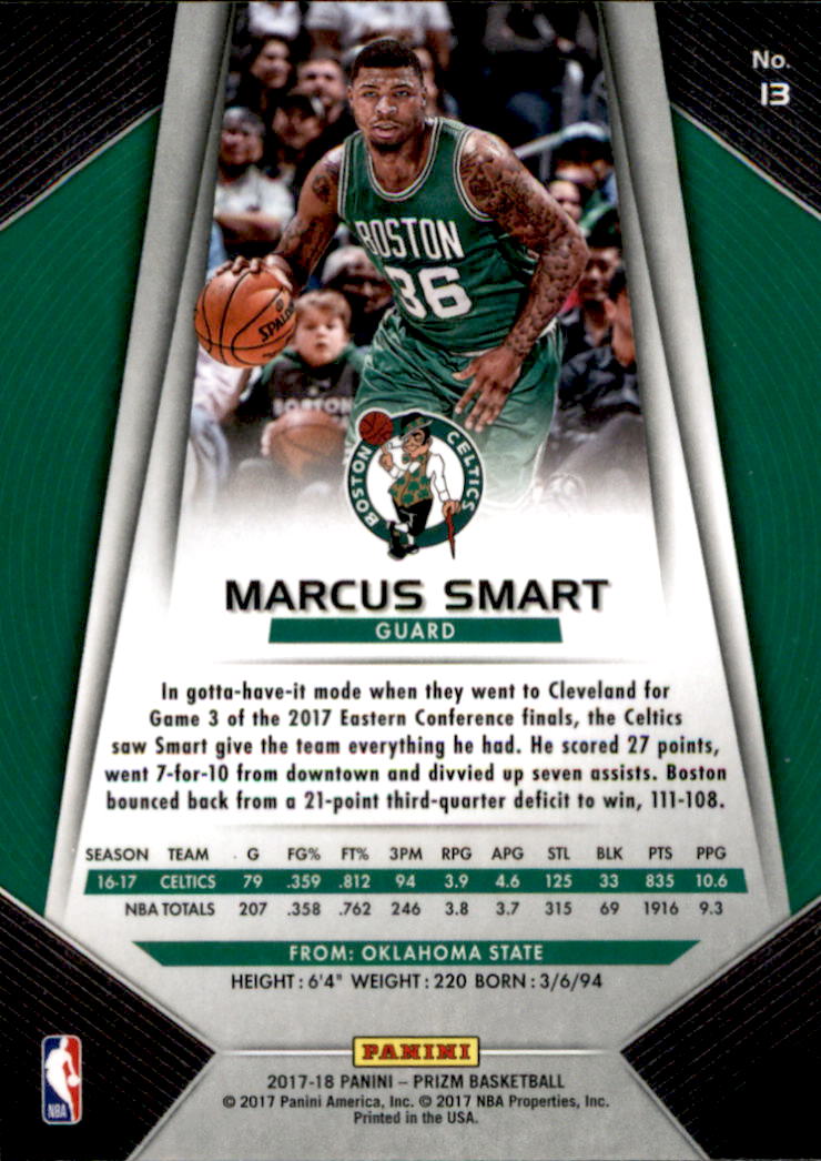 A9251- 2017-18 Panini Prizm Bk Cards 1-280 +Rookies -You Pick- 15+ FREE US SHIP - Picture 20 of 419