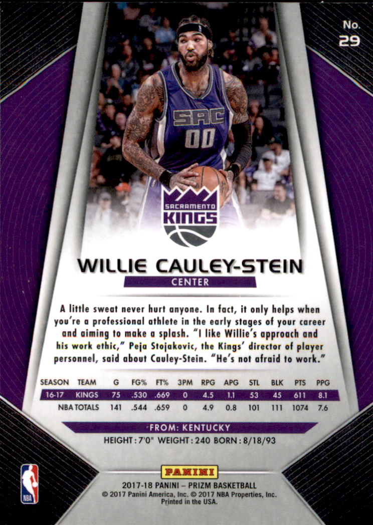 A9251- 2017-18 Panini Prizm Bk Cards 1-280 +Rookies -You Pick- 15+ FREE US SHIP - Picture 37 of 419