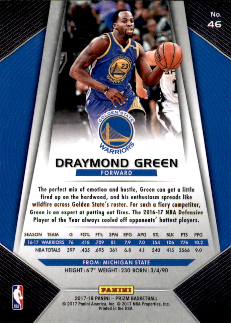 A9251- 2017-18 Panini Prizm Bk Cards 1-280 +Rookies -You Pick- 15+ FREE US SHIP - Picture 64 of 419