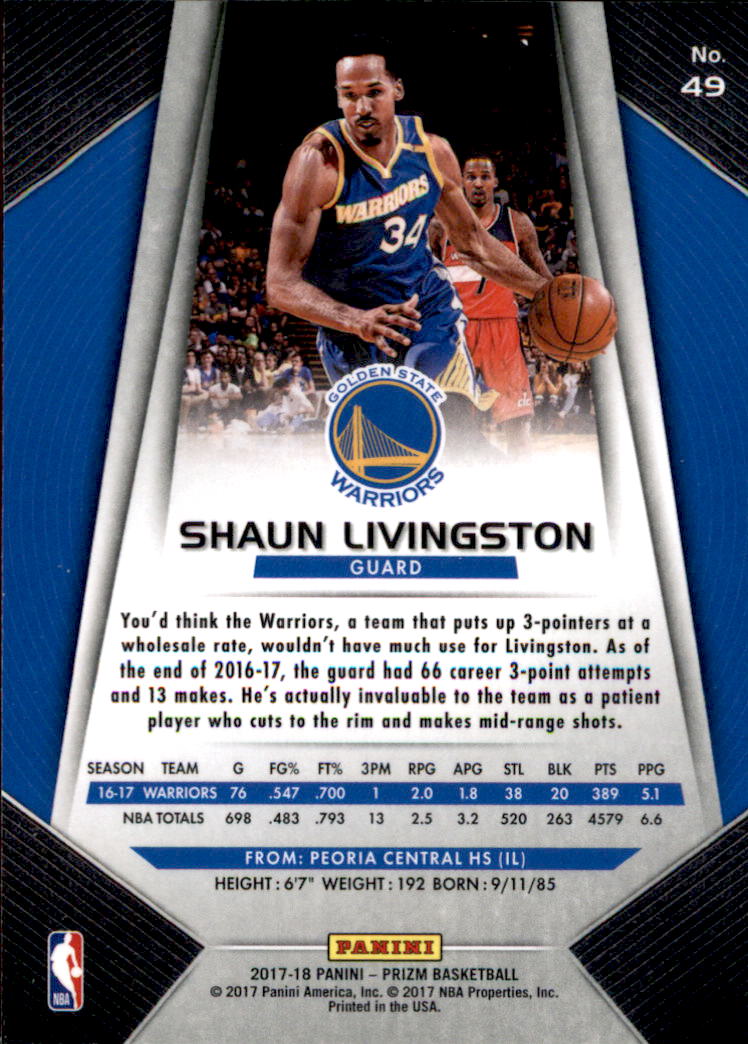 A9251- 2017-18 Panini Prizm Bk Cards 1-280 +Rookies -You Pick- 15+ FREE US SHIP - Picture 67 of 419