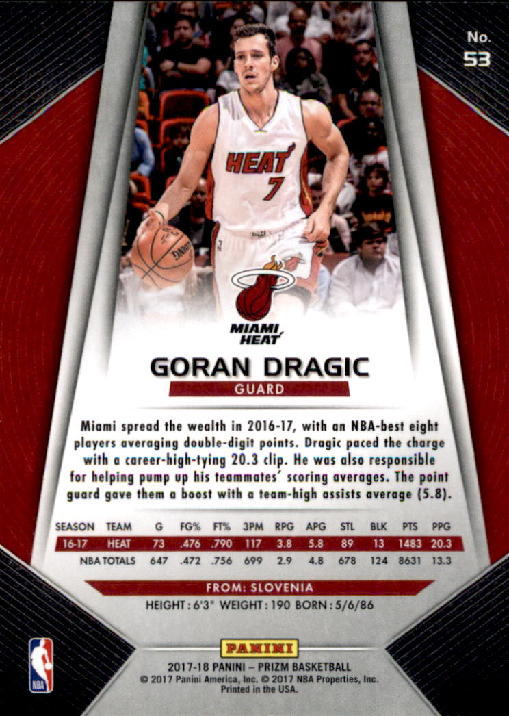 A9251- 2017-18 Panini Prizm Bk Cards 1-280 +Rookies -You Pick- 15+ FREE US SHIP - Picture 72 of 419