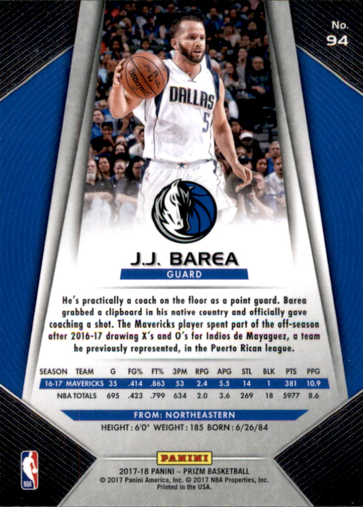 A9251- 2017-18 Panini Prizm Bk Cards 1-280 +Rookies -You Pick- 15+ FREE US SHIP - Picture 134 of 419