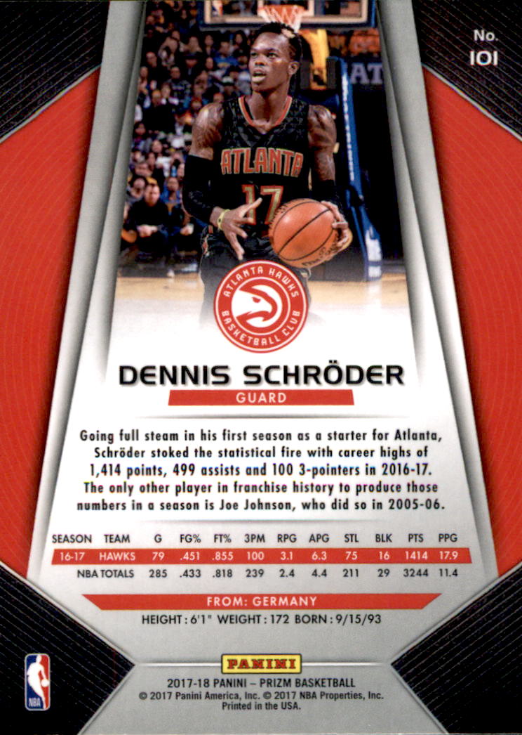 A9251- 2017-18 Panini Prizm Bk Cards 1-280 +Rookies -You Pick- 15+ FREE US SHIP - Picture 145 of 419