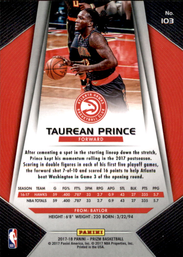 A9251- 2017-18 Panini Prizm Bk Cards 1-280 +Rookies -You Pick- 15+ FREE US SHIP - Picture 149 of 419