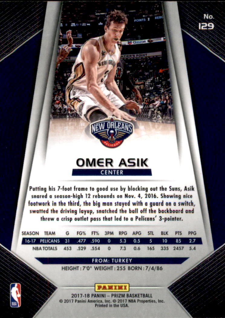 A9251- 2017-18 Panini Prizm Bk Cards 1-280 +Rookies -You Pick- 15+ FREE US SHIP - Picture 186 of 419