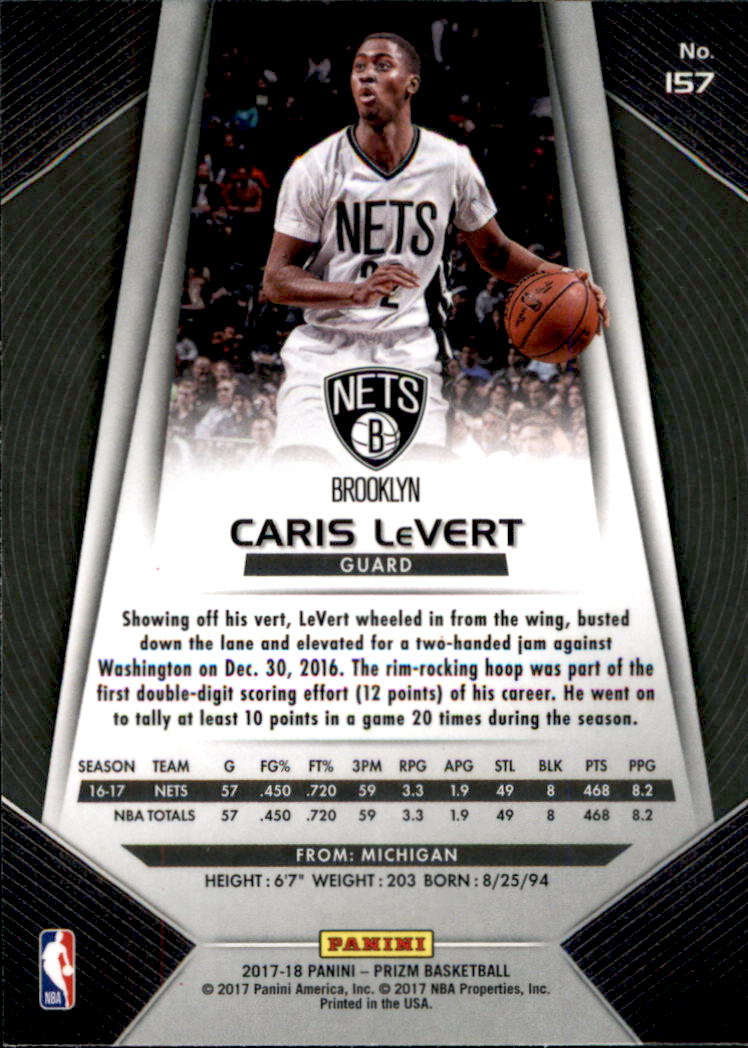 A9251- 2017-18 Panini Prizm Bk Cards 1-280 +Rookies -You Pick- 15+ FREE US SHIP - Picture 228 of 419
