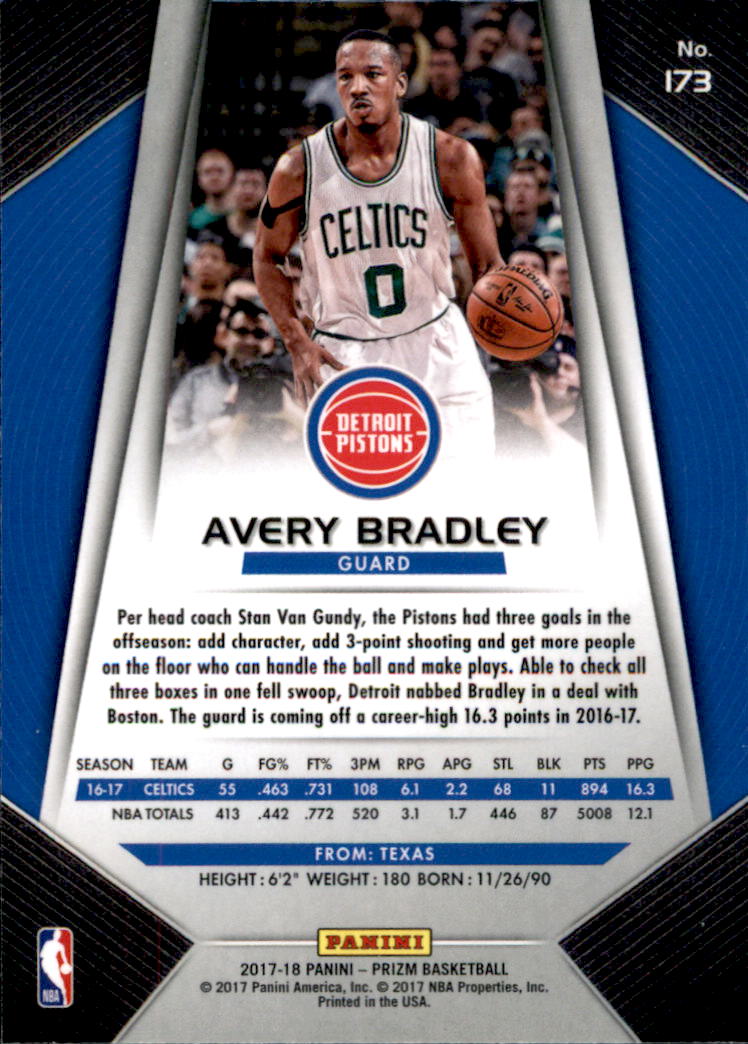 A9251- 2017-18 Panini Prizm Bk Cards 1-280 +Rookies -You Pick- 15+ FREE US SHIP - Picture 253 of 419