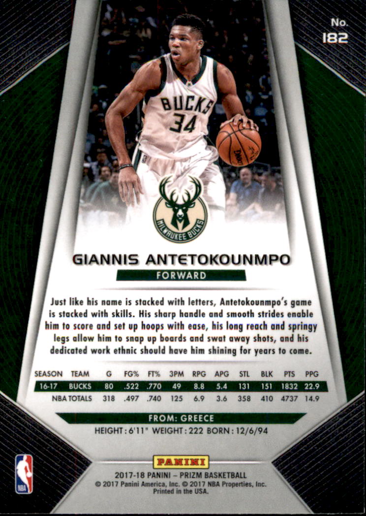 A9251- 2017-18 Panini Prizm Bk Cards 1-280 +Rookies -You Pick- 15+ FREE US SHIP - Picture 262 of 419