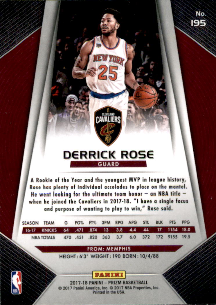 A9251- 2017-18 Panini Prizm Bk Cards 1-280 +Rookies -You Pick- 15+ FREE US SHIP - Picture 281 of 419