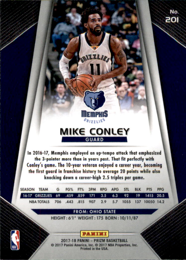 A9251- 2017-18 Panini Prizm Bk Cards 1-280 +Rookies -You Pick- 15+ FREE US SHIP - Picture 293 of 419