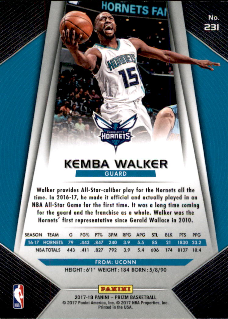 A9251- 2017-18 Panini Prizm Bk Cards 1-280 +Rookies -You Pick- 15+ FREE US SHIP - Picture 344 of 419