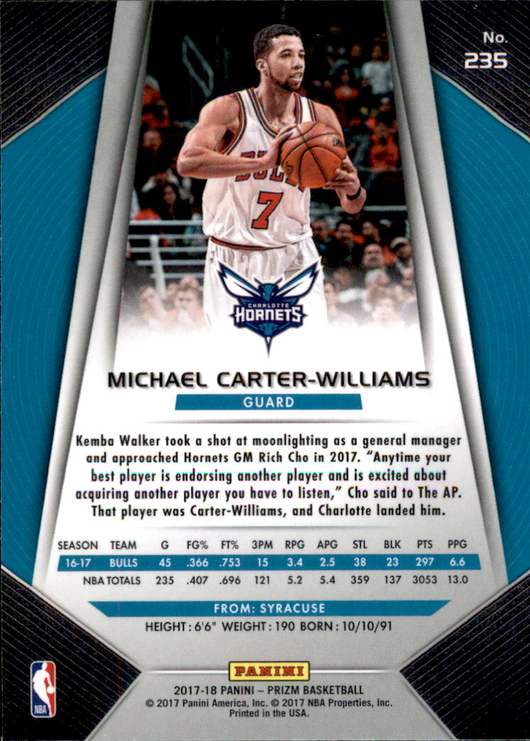 A9251- 2017-18 Panini Prizm Bk Cards 1-280 +Rookies -You Pick- 15+ FREE US SHIP - Picture 348 of 419