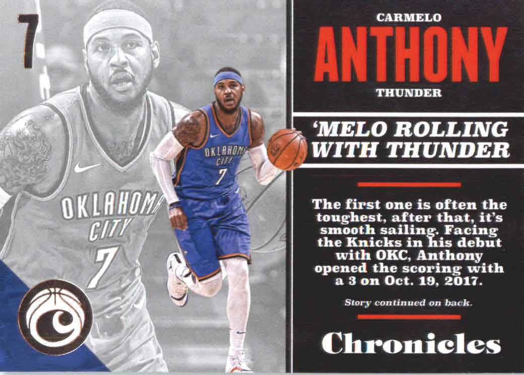 Carmelo Anthony cards (2004-2023) Nuggets Thunder Knicks Blazers - You Choose - Bild 226 von 284