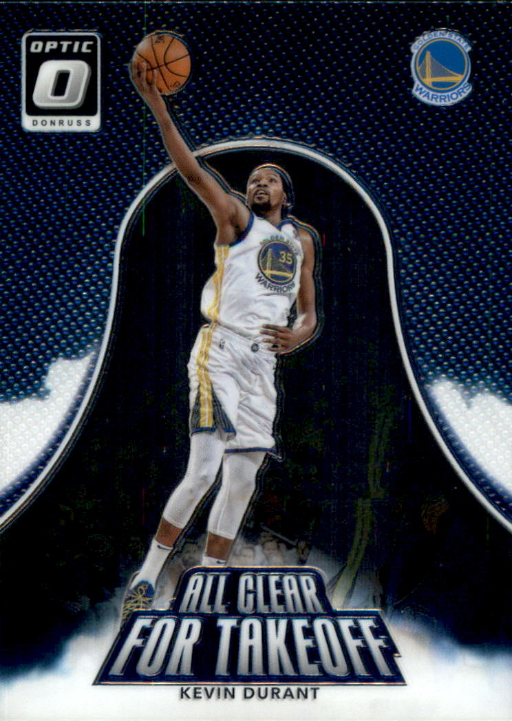 2017-18 Donruss Optic All Clear for Takeoff #9 Kevin Durant