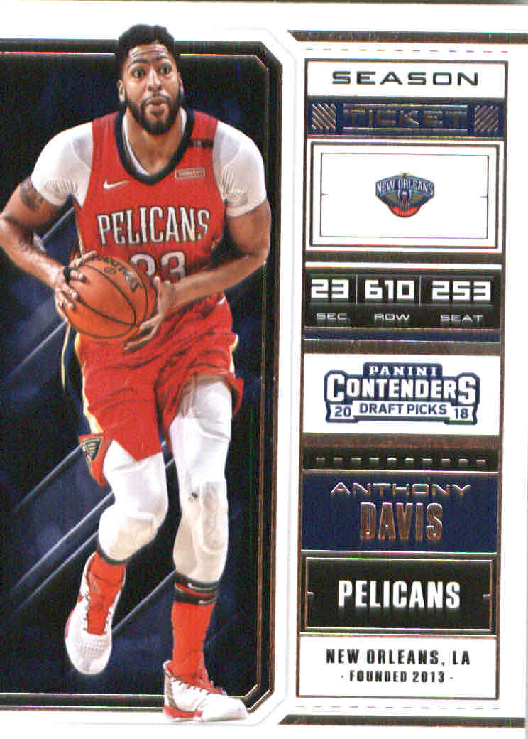 2018-19 Panini Contenders Draft Picks #2 Anthony Davis - NM-MT