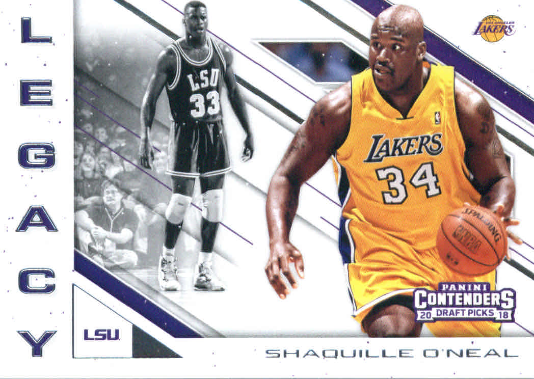 2018-19 Panini Contenders Draft Picks Legacy #29 Shaquille O'Neal