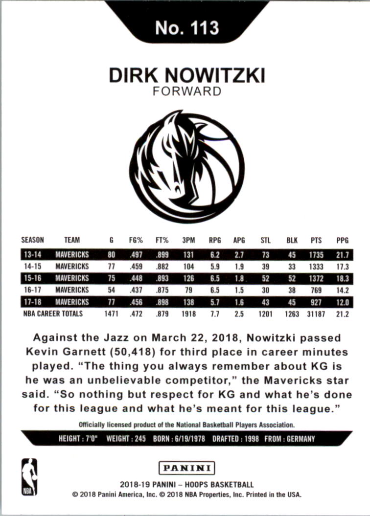 Dirk Nowitzki cards (1999-2021) Mavericks - You Choose - Bild 255 von 266