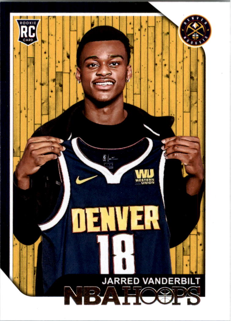 2018 19 NBA HOOPS BASKETBALL 273 JARRED VANDERBILT RC DENVER