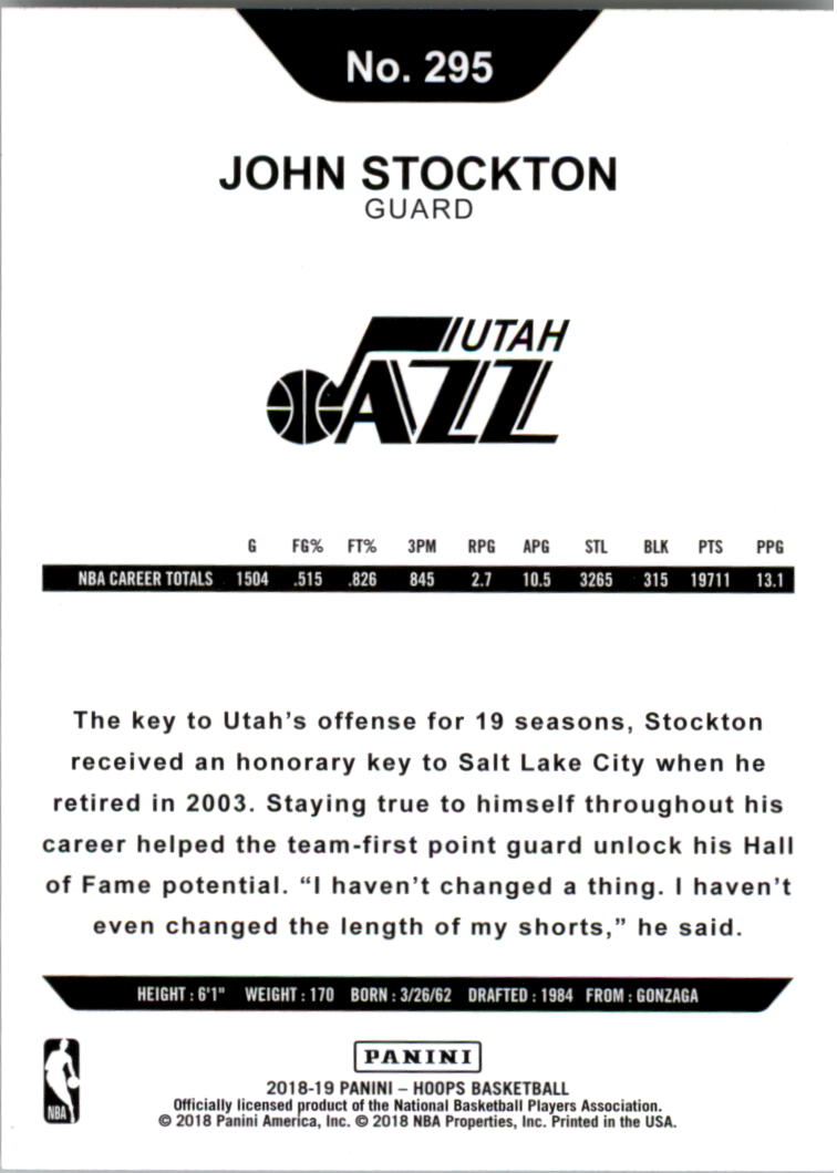 John Stockton cards (1989-2021) Jazz - You Choose - Bild 273 von 284