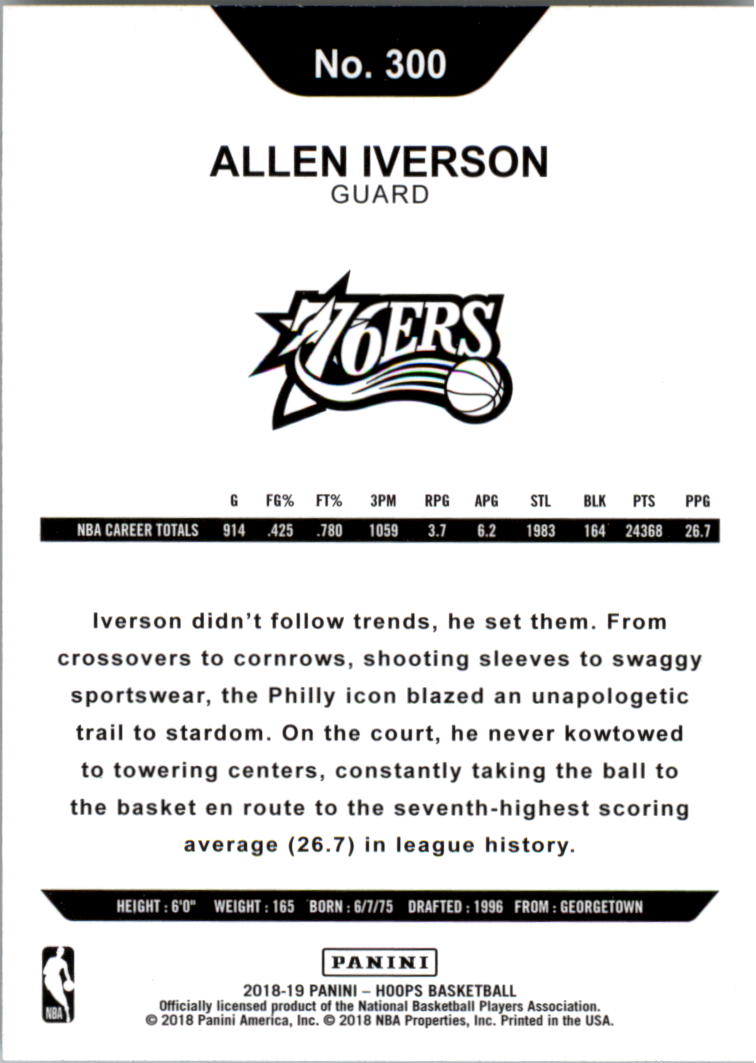 Allen Iverson cards (1997-2021) 76ers Nuggets - You Choose - Bild 222 von 228