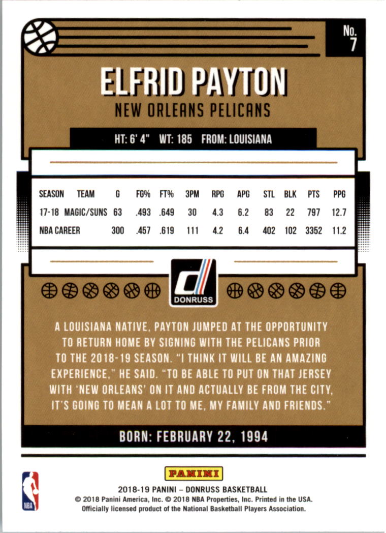 A9993- 2018-19 Donruss Bk Card #s 1-200 +Inserts -You Pick- 15+ FREE US SHIP - Picture 13 of 461