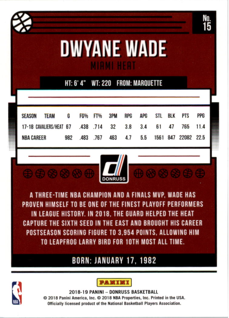 A9993- 2018-19 Donruss Bk Card #s 1-200 +Inserts -You Pick- 15+ FREE US SHIP - Picture 29 of 461