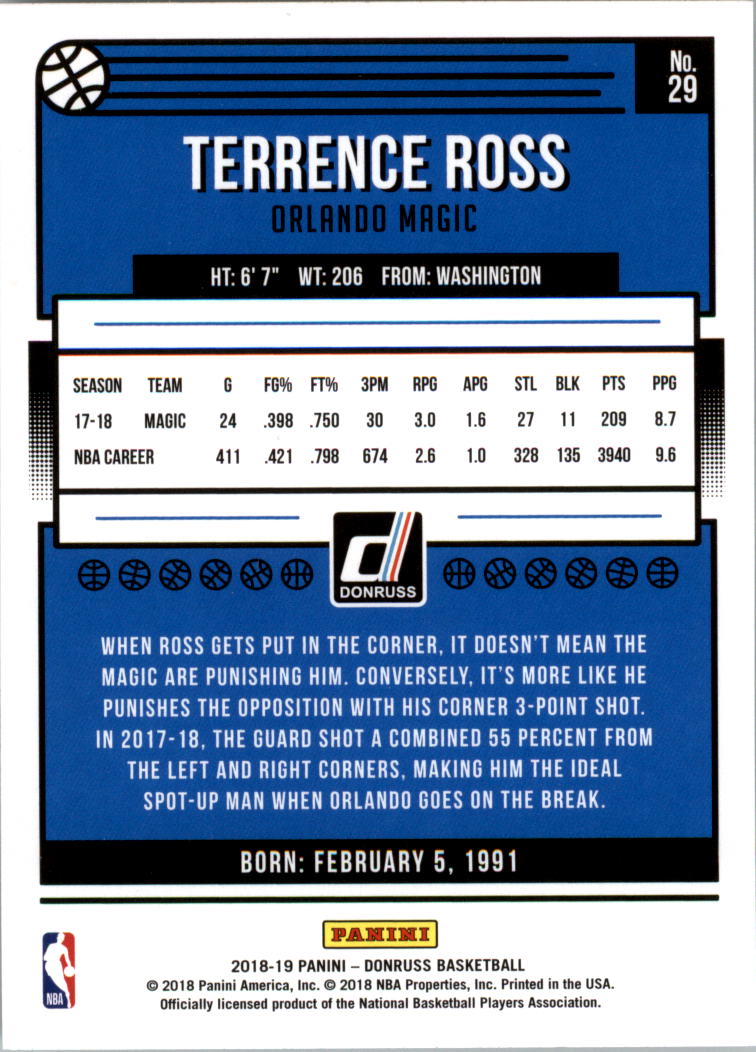 A9993- 2018-19 Donruss Bk Card #s 1-200 +Inserts -You Pick- 15+ FREE US SHIP - Picture 57 of 461