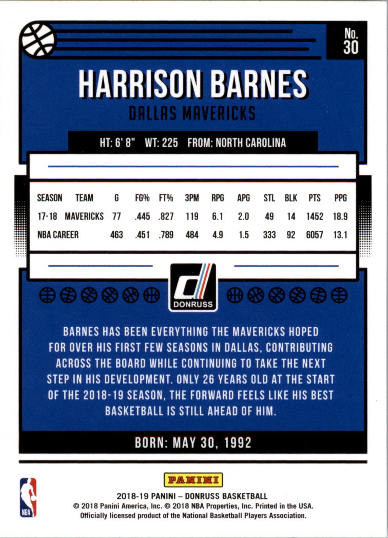 A9993- 2018-19 Donruss Bk Card #s 1-200 +Inserts -You Pick- 15+ FREE US SHIP - Picture 59 of 461