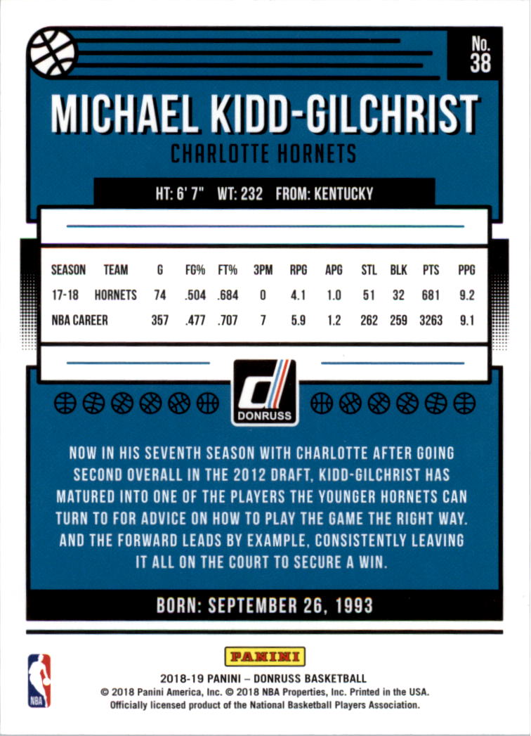 A9993- 2018-19 Donruss Bk Card #s 1-200 +Inserts -You Pick- 15+ FREE US SHIP - Picture 75 of 461