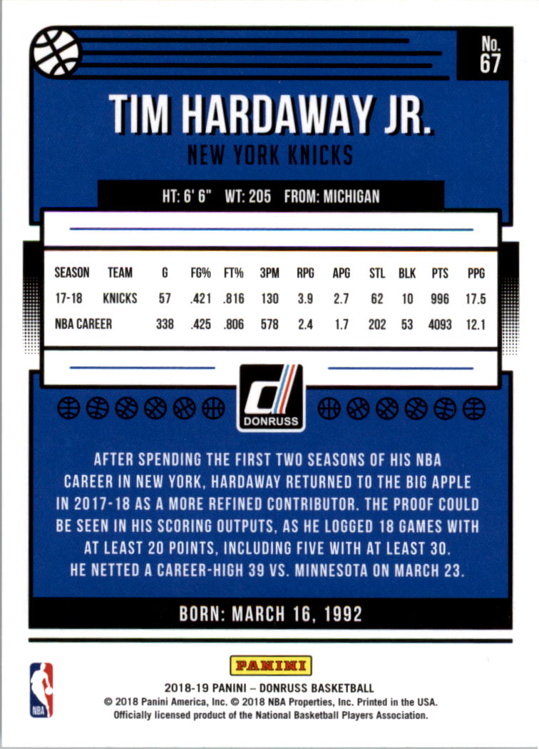 A9993- 2018-19 Donruss Bk Card #s 1-200 +Inserts -You Pick- 15+ FREE US SHIP - Picture 133 of 461