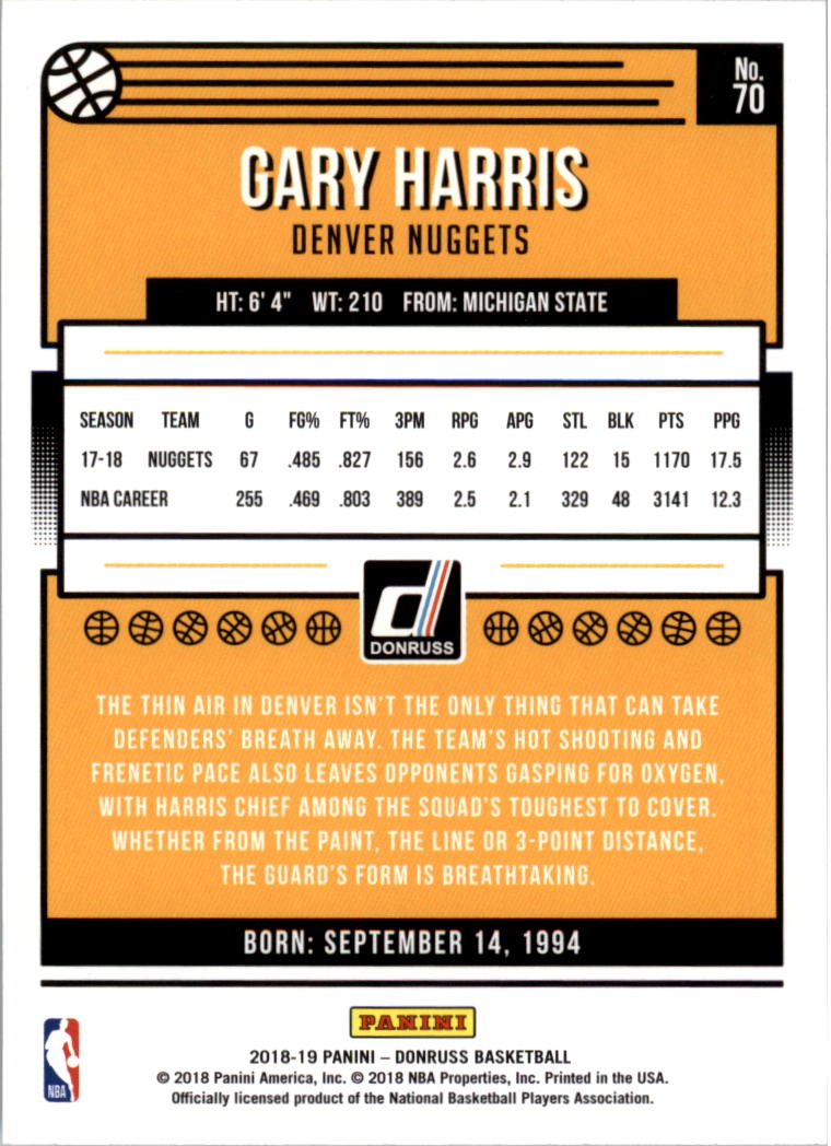 A9993- 2018-19 Donruss Bk Card #s 1-200 +Inserts -You Pick- 15+ FREE US SHIP - Picture 139 of 461
