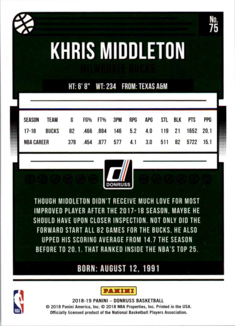 A9993- 2018-19 Donruss Bk Card #s 1-200 +Inserts -You Pick- 15+ FREE US SHIP - Picture 149 of 461