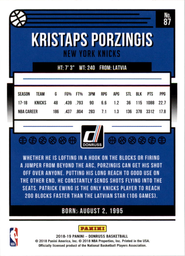 A9993- 2018-19 Donruss Bk Card #s 1-200 +Inserts -You Pick- 15+ FREE US SHIP - Picture 171 of 461