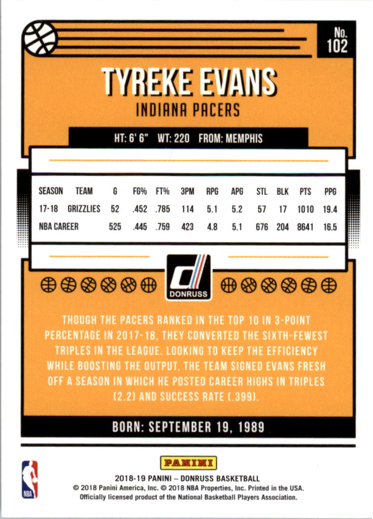 A9993- 2018-19 Donruss Bk Card #s 1-200 +Inserts -You Pick- 15+ FREE US SHIP - Picture 199 of 461