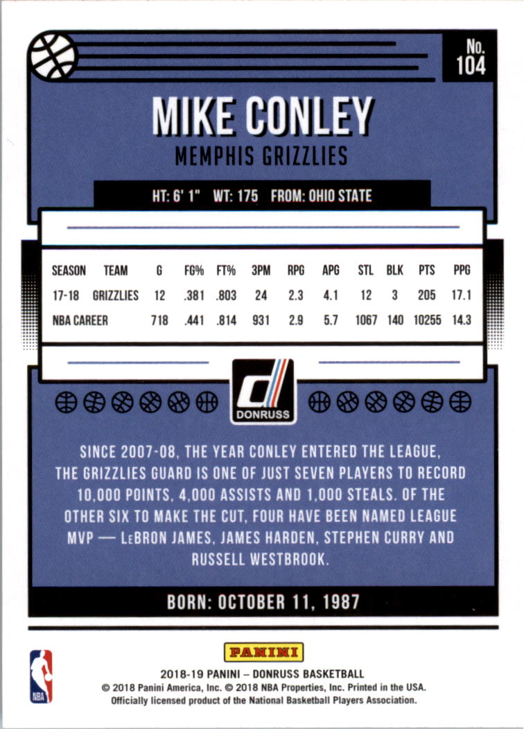 A9993- 2018-19 Donruss Bk Card #s 1-200 +Inserts -You Pick- 15+ FREE US SHIP - Picture 203 of 461