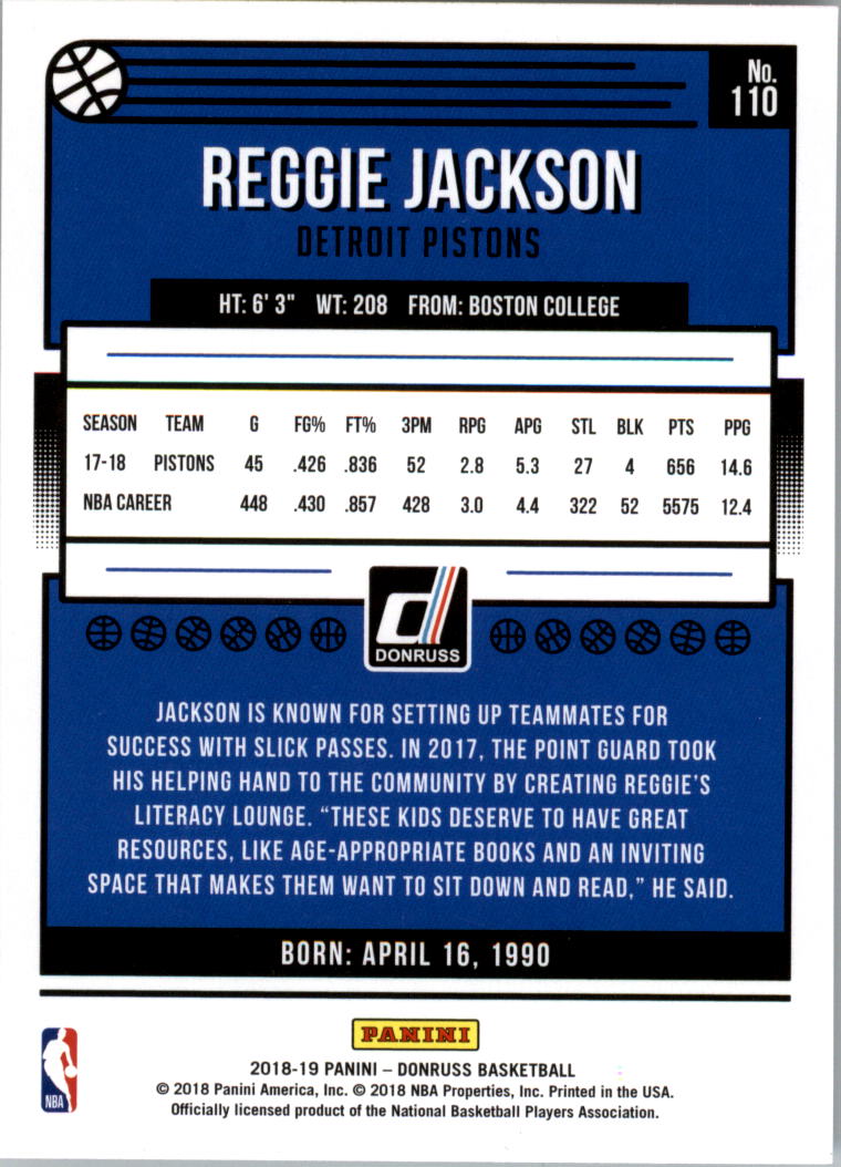 A9993- 2018-19 Donruss Bk Card #s 1-200 +Inserts -You Pick- 15+ FREE US SHIP - Picture 215 of 461