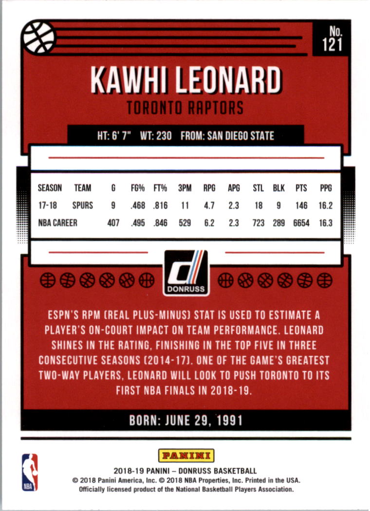 A9993- 2018-19 Donruss Bk Card #s 1-200 +Inserts -You Pick- 15+ FREE US SHIP - Picture 237 of 461