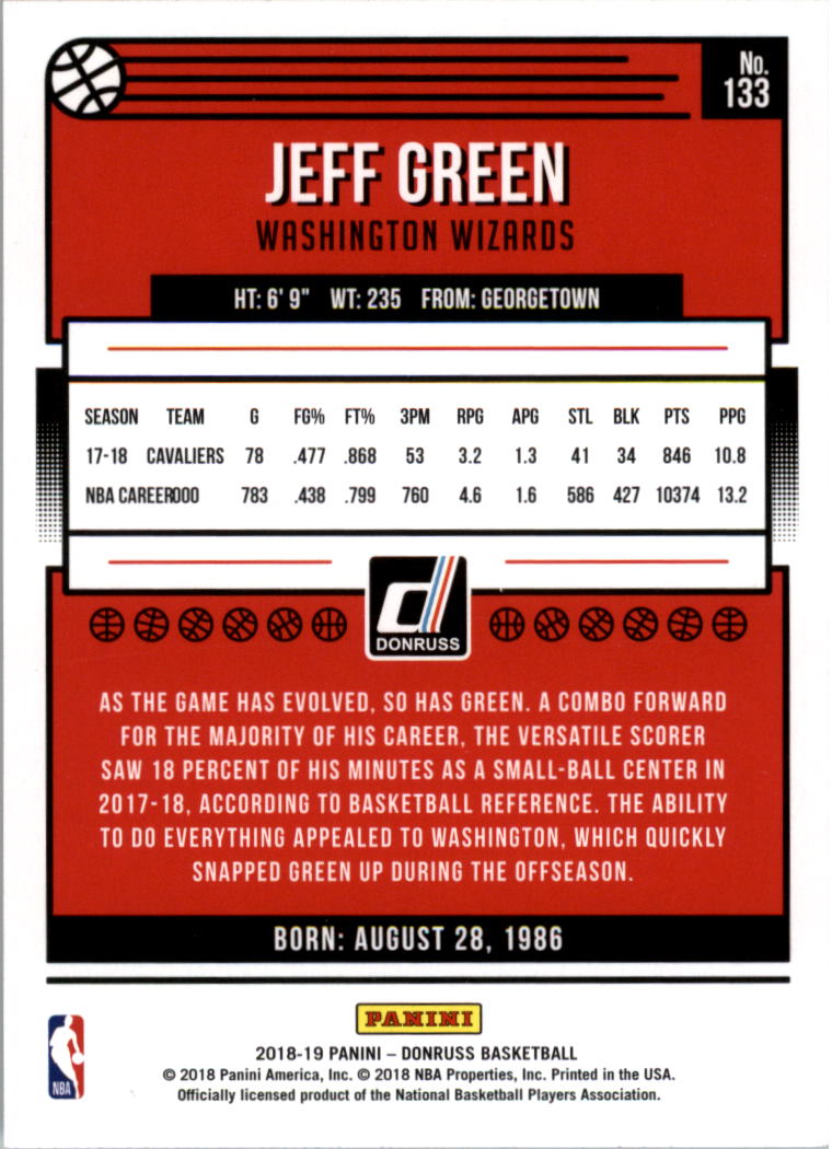 A9993- 2018-19 Donruss Bk Card #s 1-200 +Inserts -You Pick- 15+ FREE US SHIP - Picture 261 of 461