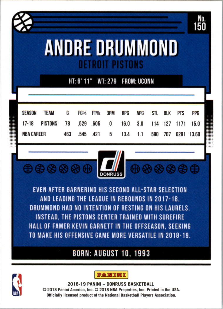 A9993- 2018-19 Donruss Bk Card #s 1-200 +Inserts -You Pick- 15+ FREE US SHIP - Picture 295 of 461