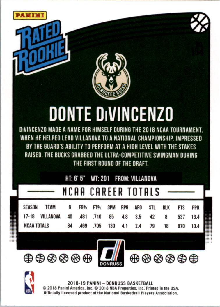 2018-19 Donruss Basketball Card Pick (Base) - Picture 323 of 388