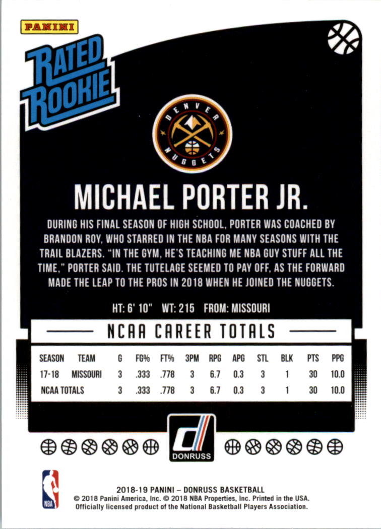 2018-19 Donruss Basketball Card Pick (Base) - Picture 355 of 388