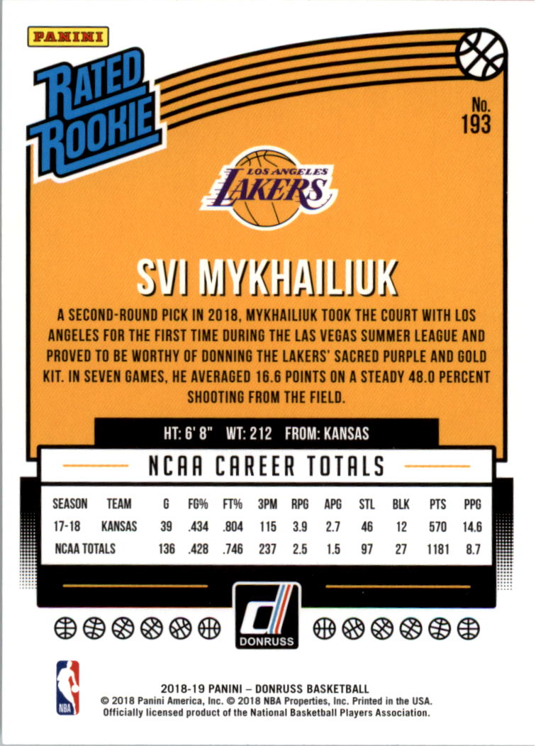 2018-19 Donruss Basketball Card Pick (Base) - Picture 376 of 388