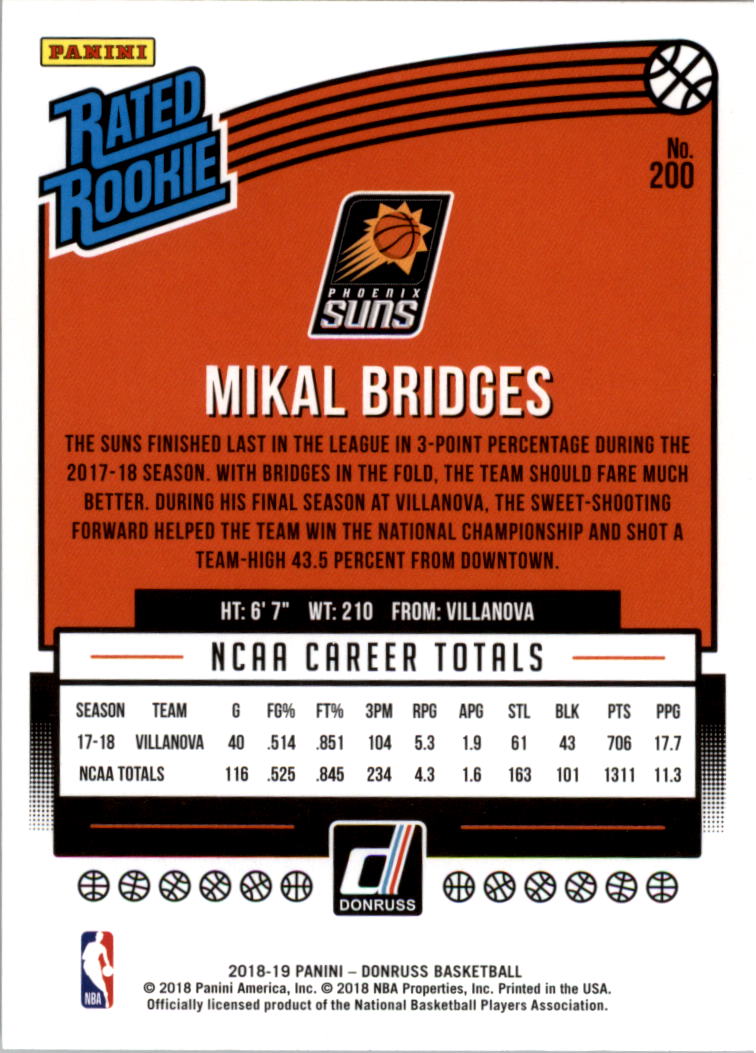2018-19 Donruss Basketball Card Pick (Base) - Picture 388 of 388