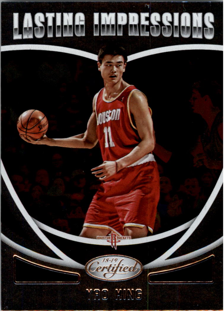 2018-19 Certified Lasting Impressions #23 Yao Ming