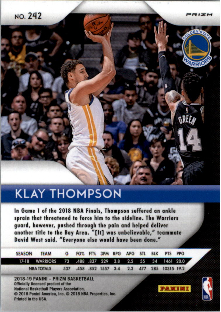 A2674- 2018-19 Panini Prizm Bk Inserts +Parallels3 -You Pick- 15+ FREE US SHIP - Picture 287 of 311